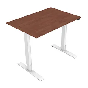 Arbeitstisch, 75x120cm, Reichweite 500 mm, weiss, 70 kg Gewicht, ergo